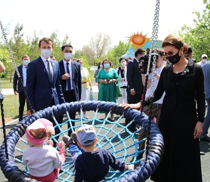 Фонд Нурсултана Назарбаева подарил новый парк для жителей и гостей Нур-Султана