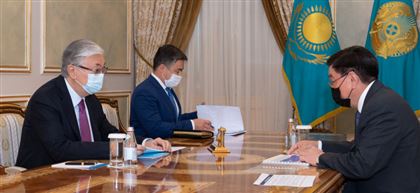 Глава государства принял председателя правления АО НК «КазМунайГаз» Алика Айдарбаева