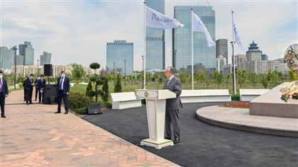 Президент Казахстана открыл мемориал "Алтын жүрек"