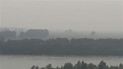 Павлодарскую область окутал смог от лесных пожаров в России