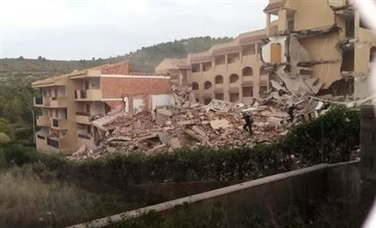 В Испании произошло обрушение трехэтажного жилого дома