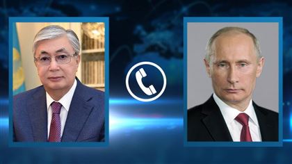 Президент Казахстана поздравил Владимира Путина