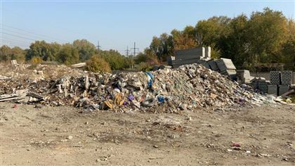 В Алматы обнаружили две крупные свалки на территориях промышленных объектов