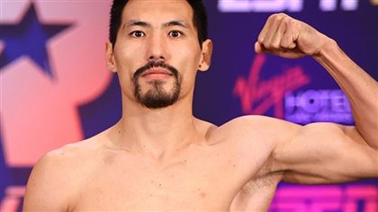 Казахстанский боксёр Жанибек Алимханулы прибыл в Лас-Вегас на бой