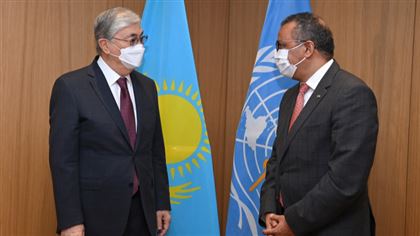 Президент Казахстана встретился с главой ВОЗ