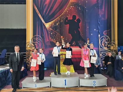 Детская танцевальная пара из Казахстана произвела фурор в России 