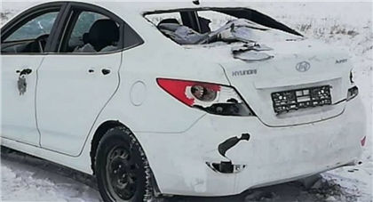 Обстрелянный автомобиль чиновников из Петропавловска нашли на трассе в СКО