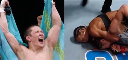 Жумагулова и Агапову выдвинули на номинацию "Сабмишен года" по версии UFC 