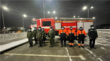 Сколько выездов было у алматинских пожарных в новогоднюю ночь
