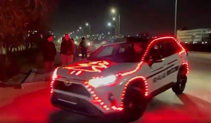 Автовладельцев, украсивших своих машины новогодними гирляндами, оштрафовали в Актау