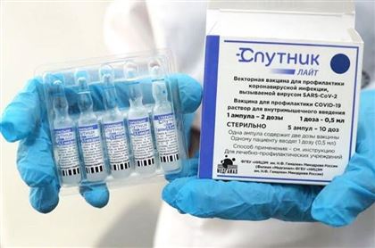 В Алматы поступило 12 тысяч доз вакцины «Спутник Лайт»