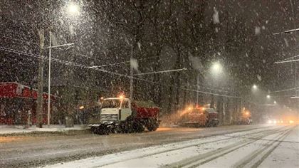До 45 сантиметров снега выпало в Алматы