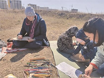 Двойная польза: рисуй и учи казахский язык