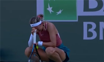 Соперница казахстанской теннисистки расплакалась во время матча с ней в Индиан-Уэллсе