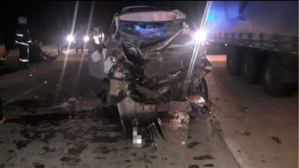 Один человек погиб и семеро пострадали в результате ДТП на трассе Алматы-Шымкент