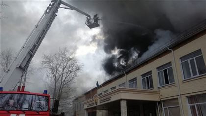 Пожар в павлодарской школе ликвидирован - ДЧС