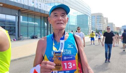 75-летний казахстанец пробежал марафон на самой длинной дистанции