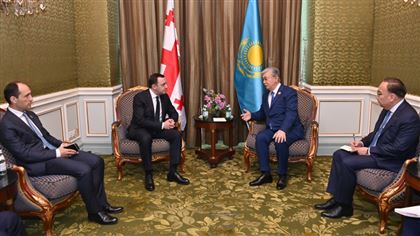 Касым-Жомарт Токаев встретился с премьер-министром Грузии Ираклием Гарибашвили