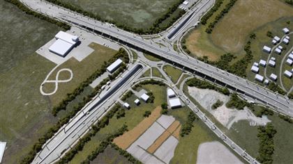 В Алматы в декабре 2022 года запустят новую развязку на аэропортовском кольце