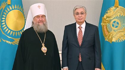 Глава государства принял митрополита Астанайского и Казахстанского Александра
