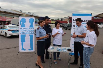 Семь фактов торговли людьми пресечены полицией Алматы