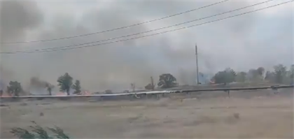 Дым от пожаров дошел до центра Караганды