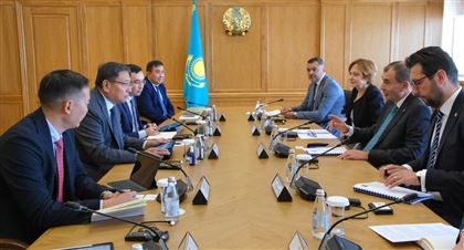 Аким Алматы Ерболат Досаев и вице-президент ЕБРР Алан Пию обсудили перспективы сотрудничества