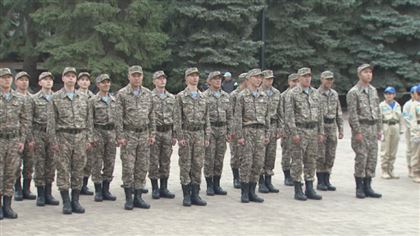 В Алматы начался осенний призыв на воинскую службу