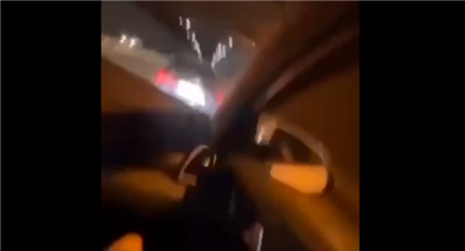 В Казнет попало видео аварии с участием лихача от первого лица