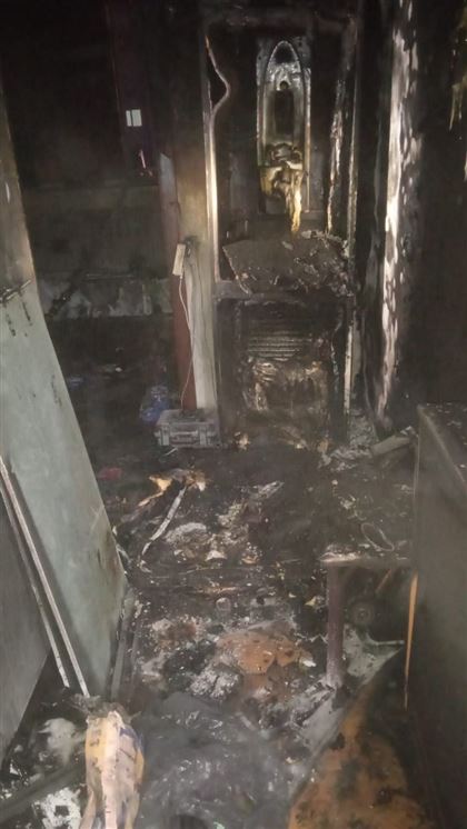 Во время пожара в Актау эвакуировано 30 человек