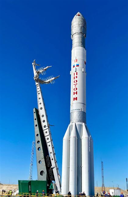 На космодром "Байконур" доставлена ракета-носитель "Протон-М"