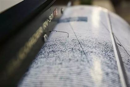 Землетрясение произошло в 617 км от Алматы