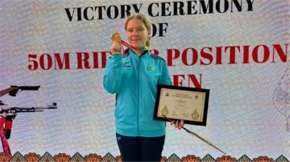 Казахстанская спортсменка завоевала золото на Кубке мира по пулевой стрельбе