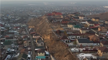 В Алматинской области сошел оползень