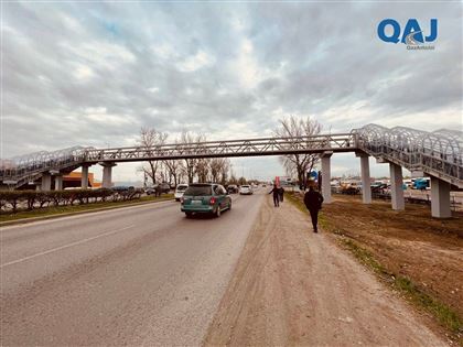 На трассах Алматы – Бишкек и Алматы – Хоргос появились пешеходные переходы
