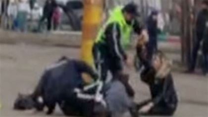 Пьяные мужчина и женщина устроили драку с сотрудниками полиции в Экибастузе 