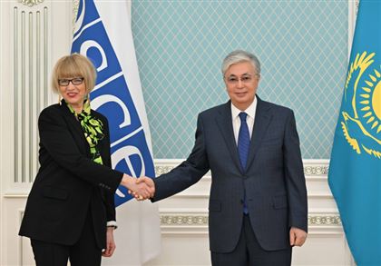 Касым-Жомарт Токаев встретился с Генеральным секретарем ОБСЕ Хельгой Шмид