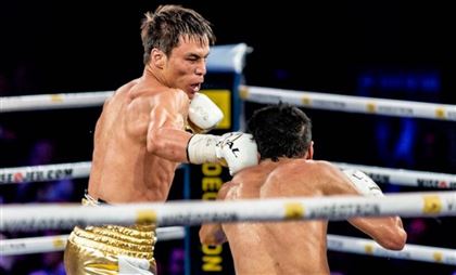 Батыр Джукембаев провел спарринг с лучшим боксером мира 