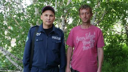 Полицейский спас утопающего на севере Казахстана