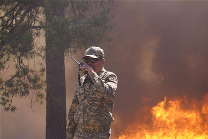 Как продвигается тушение пожара в Абайской области