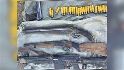 Схрон с огнестрельным оружием и боеприпасами обнаружили в Жетісу