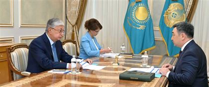 Касым-Жомарт Токаев принял министра информации и общественного развития Дархана Кыдырали