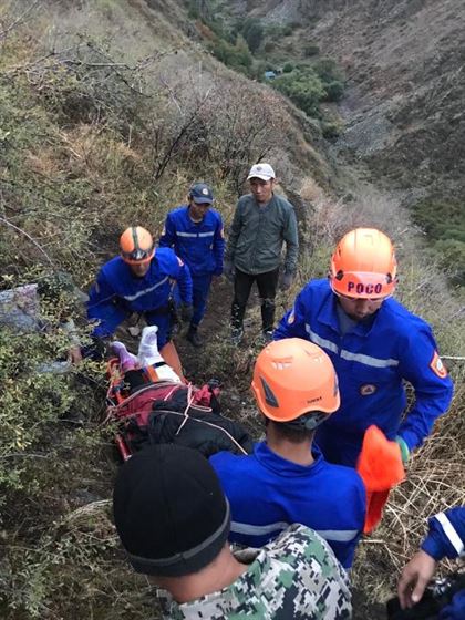 В горах Алматинской области спасли туристку со сломанной ногой