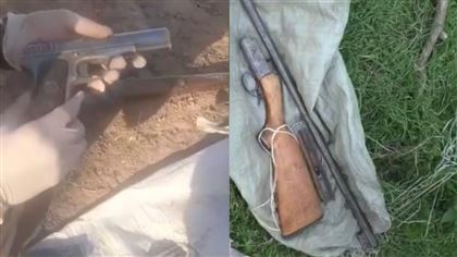 Шесть тайников с оружием обнаружили в Жамбылской области