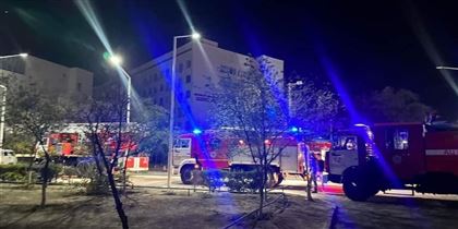 В Актау эвакуировали почти 500 человек из-за пожара в больнице