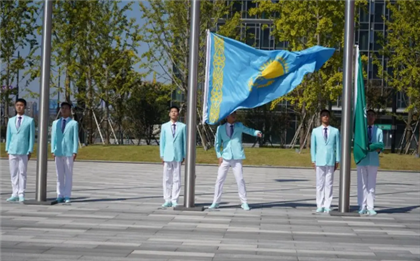 В Ханчжоу на Азиатских параиграх подняли флаг Казахстана