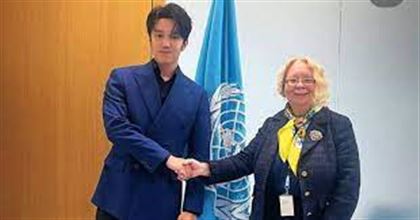 Димаш встретился с главой Женевского отделения ООН 