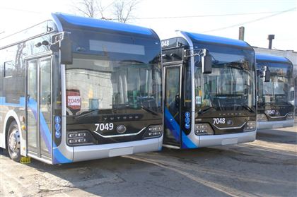 В Алматы запустили на маршруты 17 новых троллейбусов