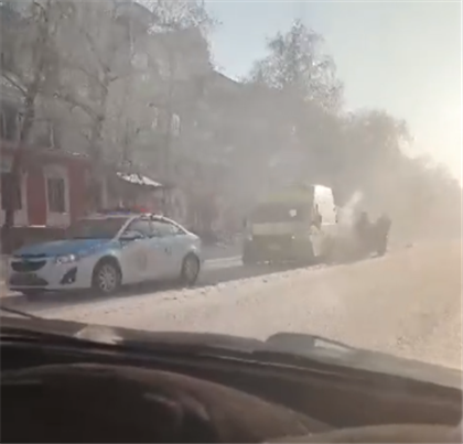 ДТП с участием трех автомобилей случилось в Усть-Каменогорске