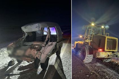 В Жетысуской области водитель погиб в ДТП с погрузчиком